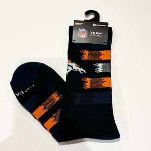 NEW Denver Broncos Medium Socks Black Navy Orange NFL Football Team Fan Sports